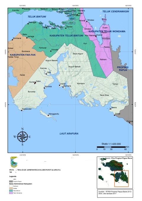 41+ Peta Kabupaten Papua Images | Blog Garuda Cyber