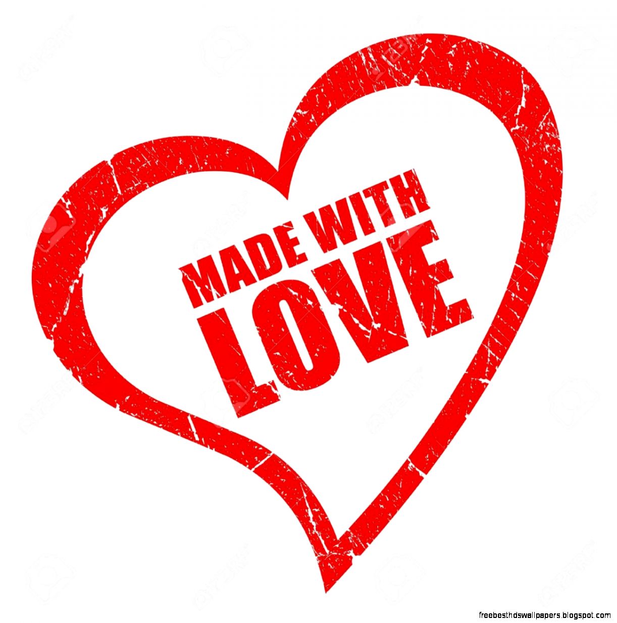 Made With Love Symbol Stock Photo Picture And Royalty Free Image