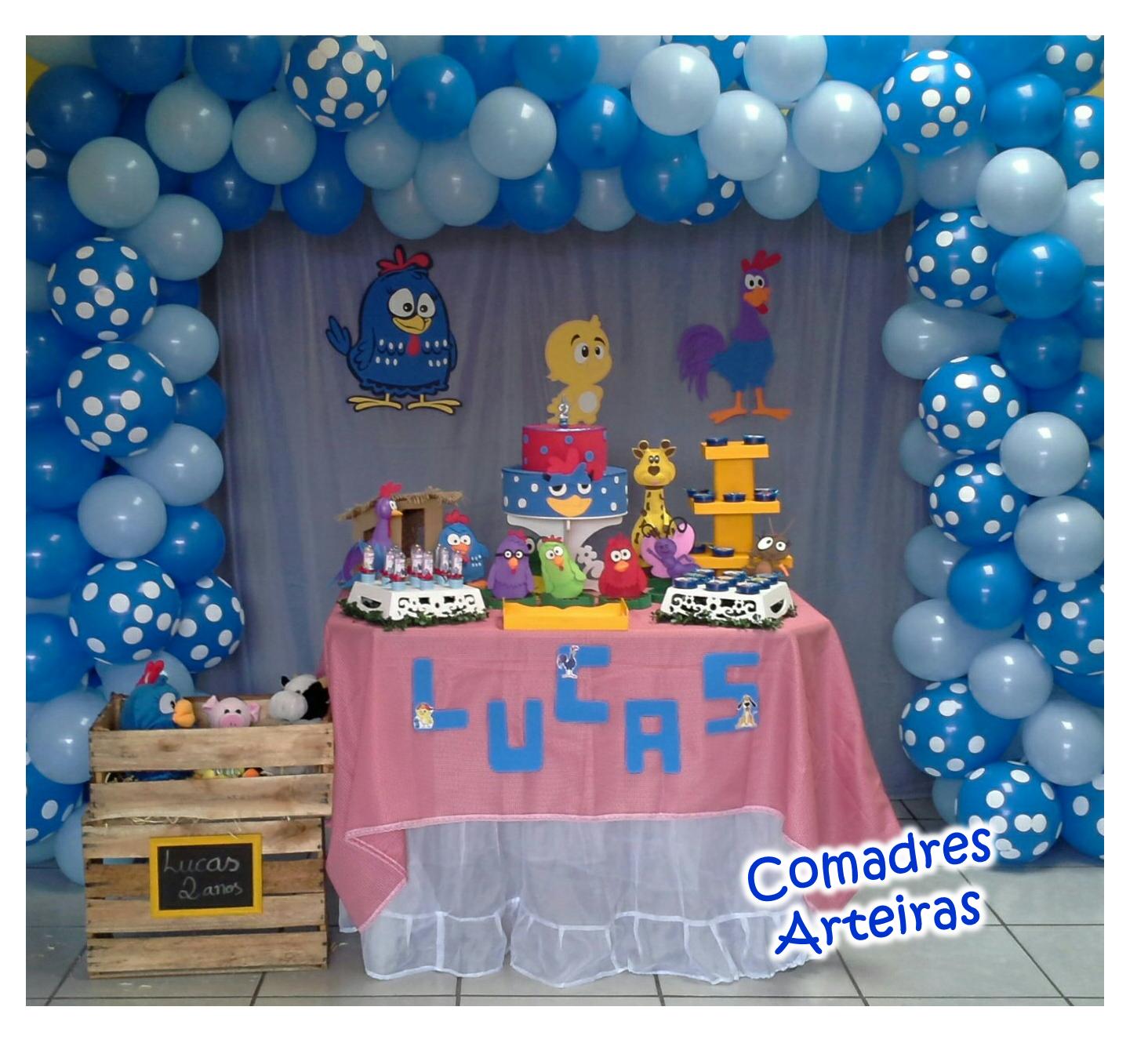 Comadres Arteiras: Tema: galinha pintadinha - para menino