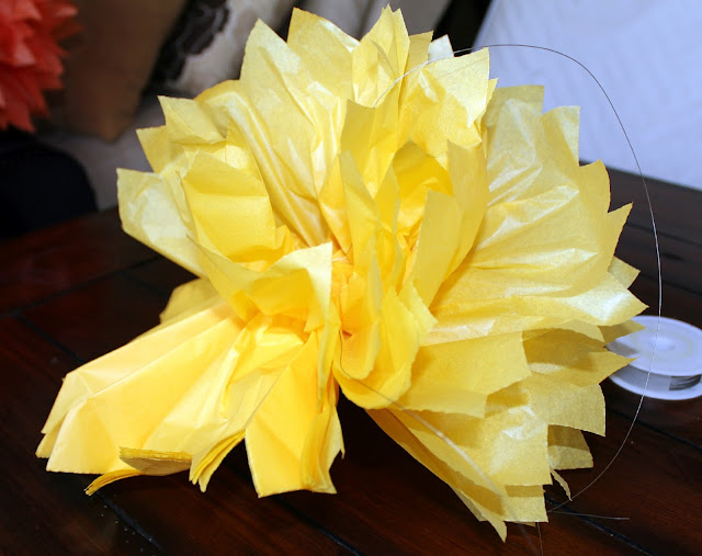 Two Loonies and a Penny DIY Tissue Paper Pom Poms