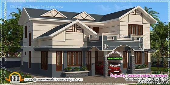 House elevation rendering