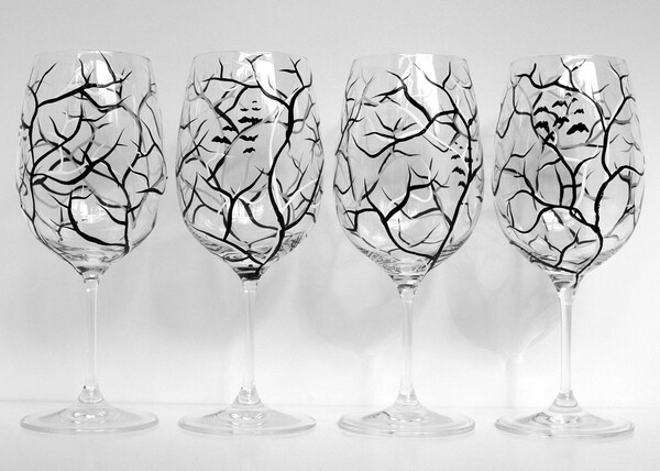 Hand painted glasses