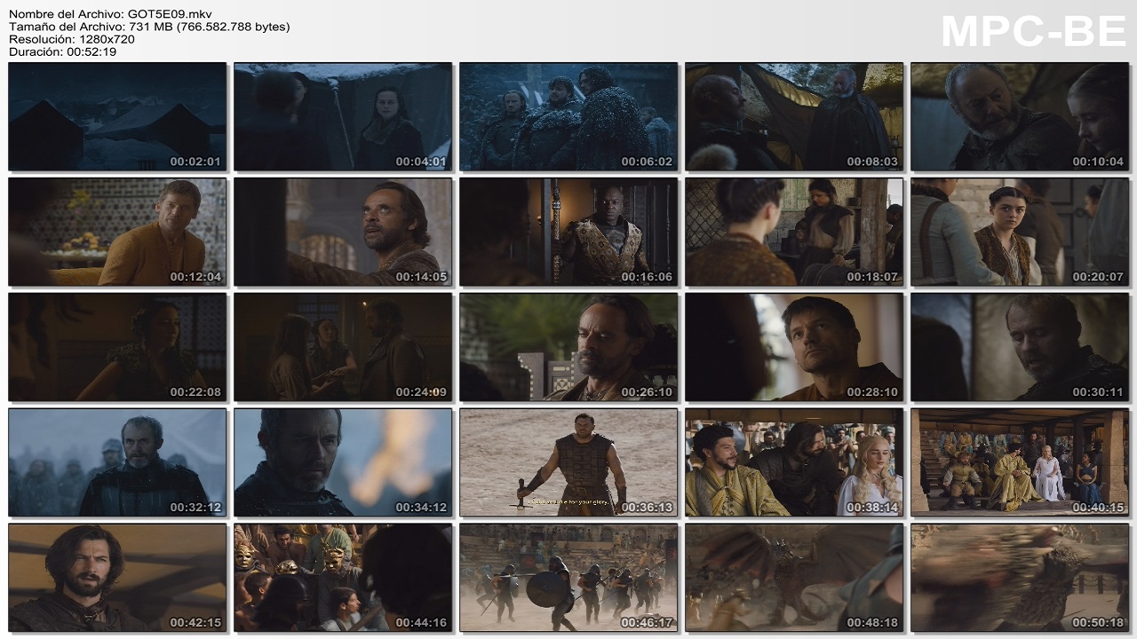 Games Of Thrones S5 (09/10) 720p Latino