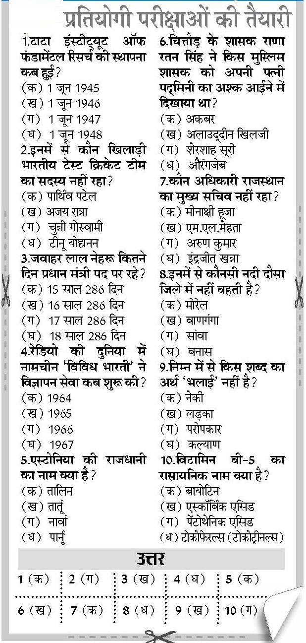 Rajasthan current affairs november 2021 in Hindi English pdf GK in