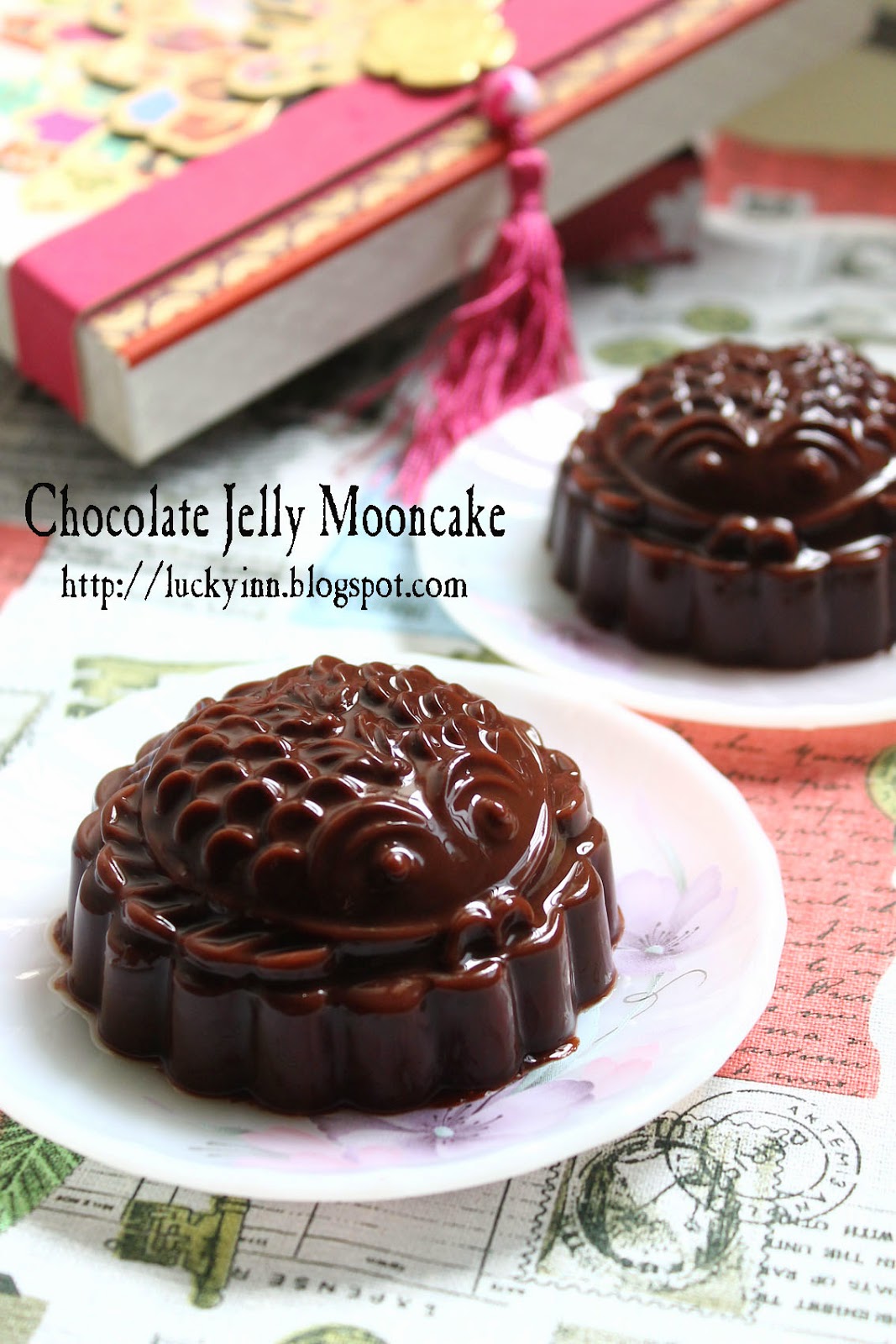 Lucky Inn 巧克力菜燕月饼 Chocolate Jelly Mooncake