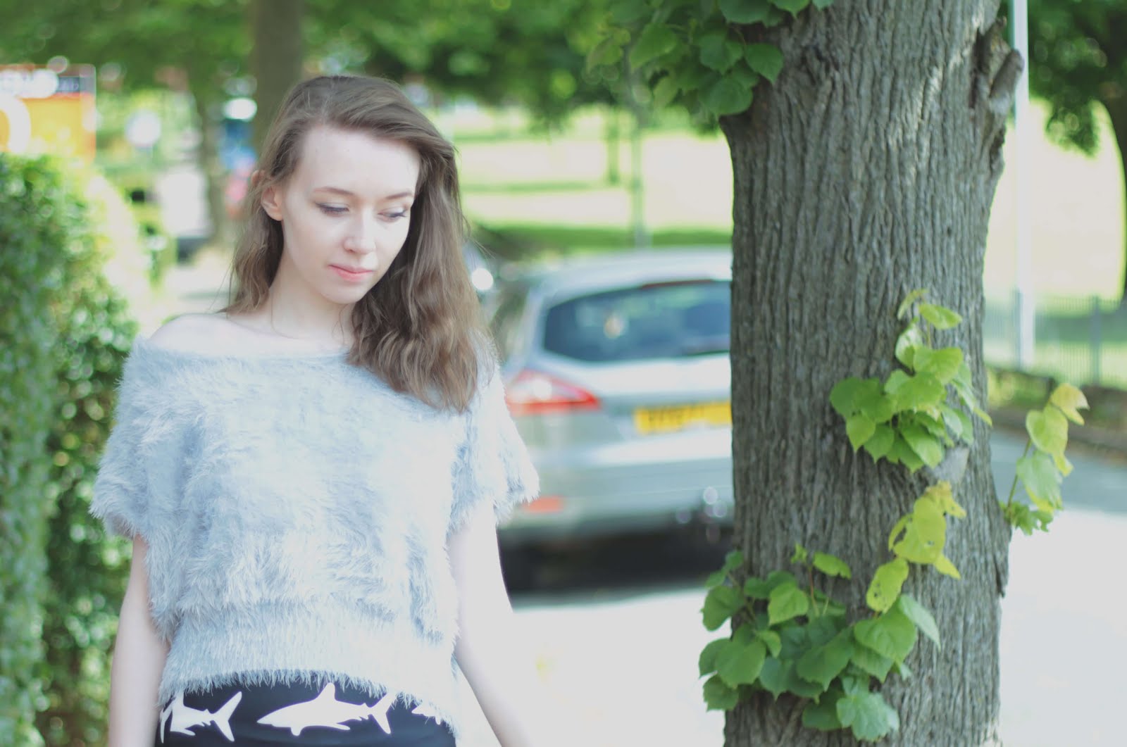how to style fluffy top uk fashion blogger