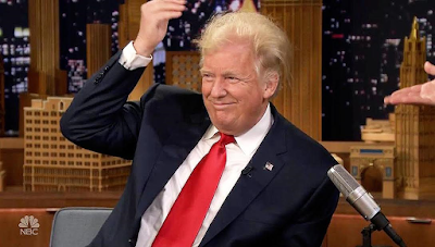Donald Trump lets TV host Jimmy Fallon turn his hair into a total mess ...