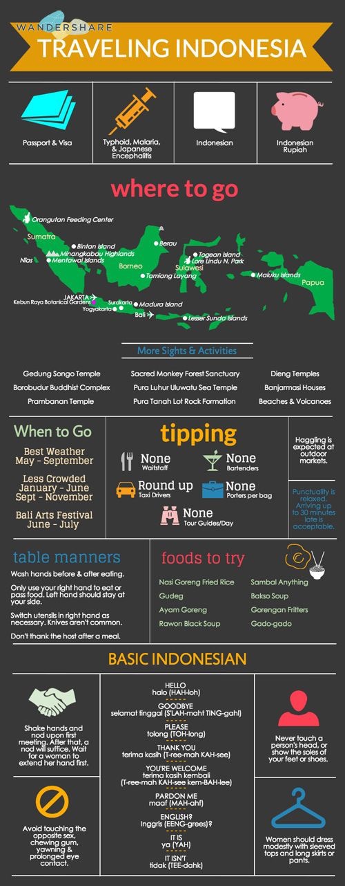 Infografias Viajes Indonesia