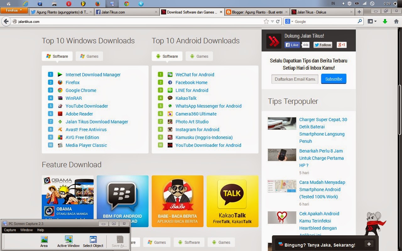 Tempat Download Software dan Game Terbaik Jalan Tikus (www.jalantikus