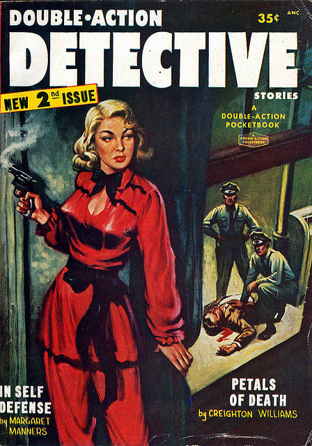 PAUL BISHOP ~ WRITER: VINTAGE COVERS: DOUBLE-ACTION DETECTIVE!
