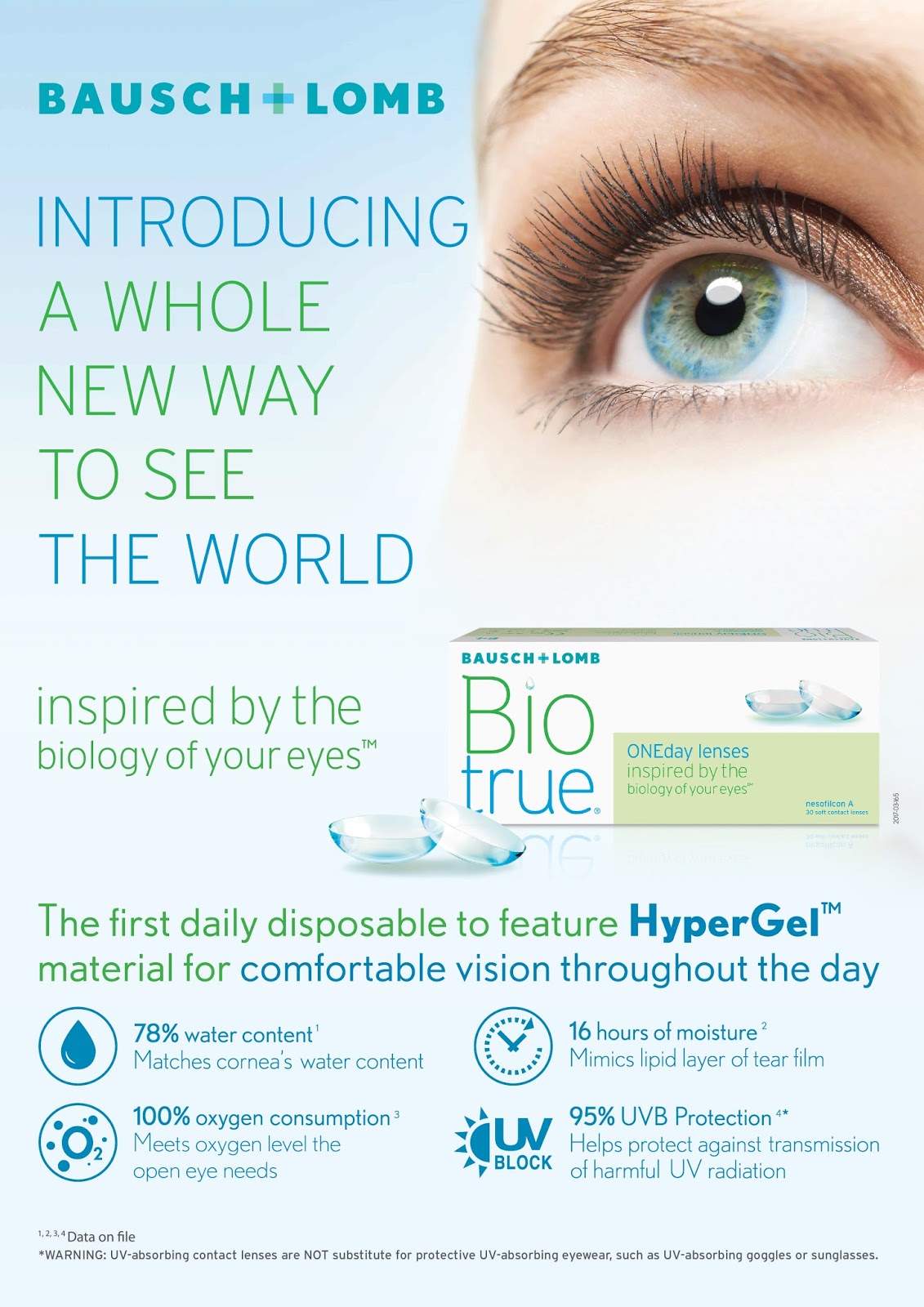AIMIIIIIBABY BioTrue One Day lenses X Bausch + Lomb AIMIIIIIBABY BioTrue One Day lenses X Bausch + Lomb