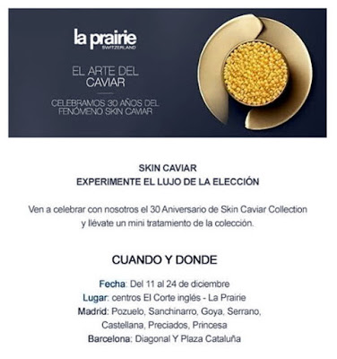 Muestra gratis con Skin Caviar La Prairie
