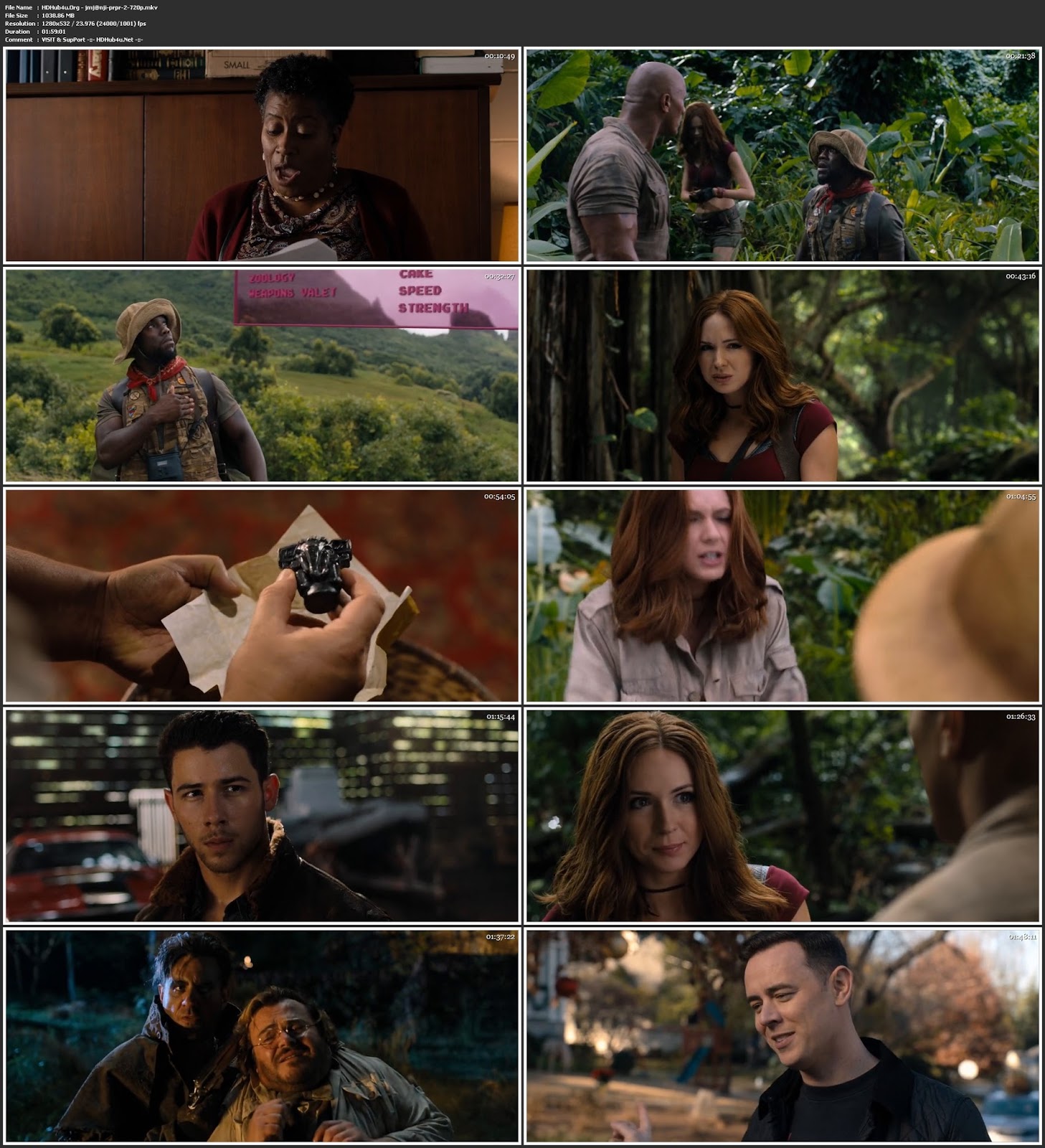 Jumanji Welcome to the Jungle 2017 Hindi Dual Audio PROPER 480p HDRip 350MB Download