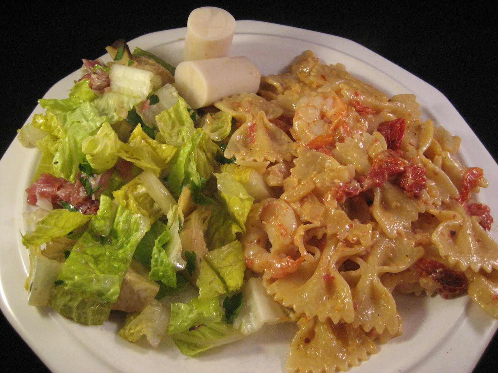 Chez Mona Hearts of Romaine, Palm and Artichoke Salad