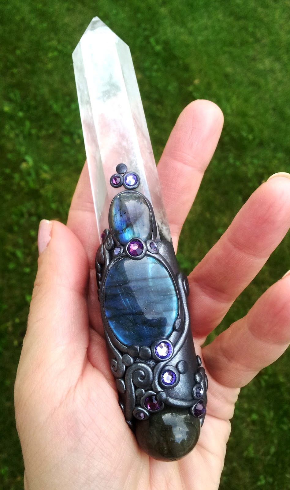 Luna Blue Boutique Luna Blue's Midnight Blue Labradorite & Quartz