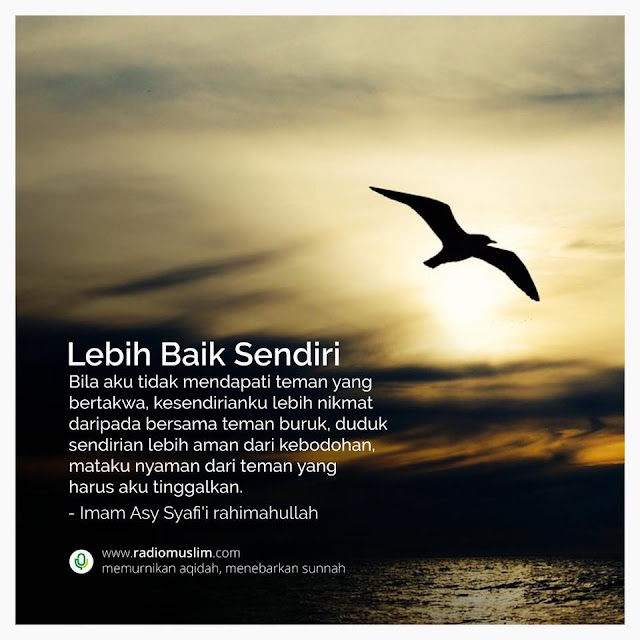 think health, not drugs: Lebih Baik Sendiri