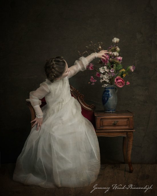 As incríveis fotografias que parecem pinturas clássicas de Gemmy Woud-Binnendijk Gemmy Woud-Binnendijk fotografia como pinturas clássicas renascentistas luz sombras