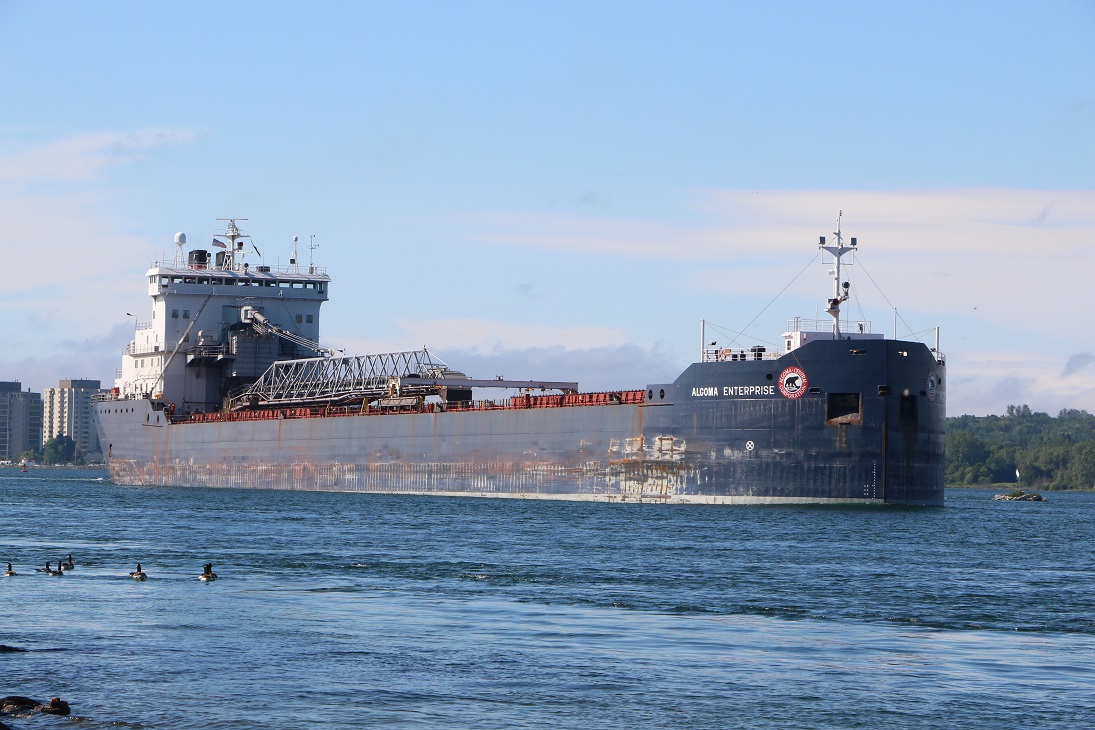 Michigan Exposures The (Algoma) Enterprise Passes By