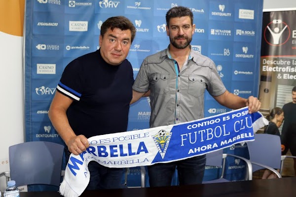 El Marbella FC presenta a Fernando Estévez