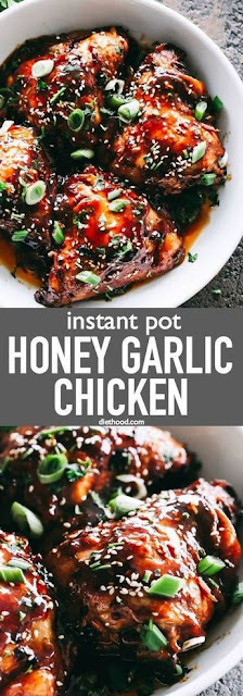 Instant Pot Honey Garlic Chicken Thighs Recipe