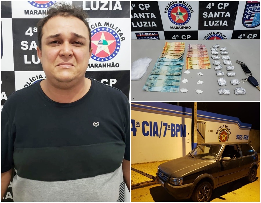 A casa caiu! Traficante é preso com droga e dinheiro em Santa Luzia do Tide