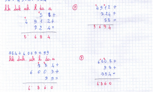 Come Si Fa La Prova Dell Addizione Con Tre Addendi