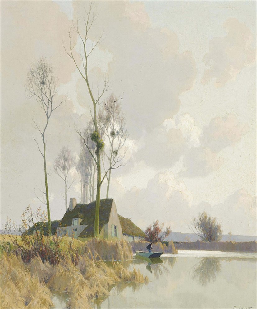 Alexandre-Louis Jacob | Landscape painter | Tutt'Art@ | Pittura ...