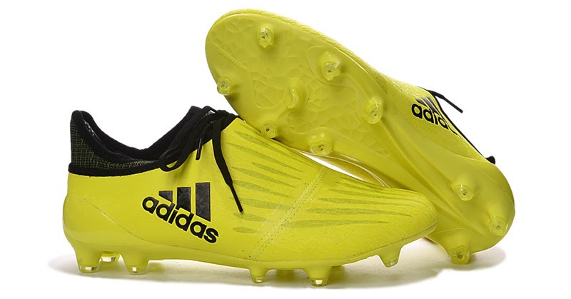 Yupoo Sports Shoes Wholesale: Adaidas X 16+ Purechaos FGAG Soccer Shoes YellowBlack