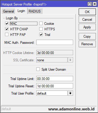 Login Hotspot Dengan MAC Address 
