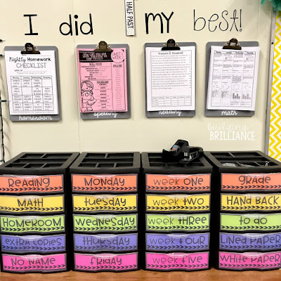 Let's talk about those paper piles for a minute... Are they driving you crazy?! Are you looking for an organizational system that will eliminate paper piles, increase student accountability and ownership, and help save your sanity?! This organizational system helped save my sanity in my 3rd grade classroom! Read more to find out how I set it up, maintained it, and taught my students how to utilize it!