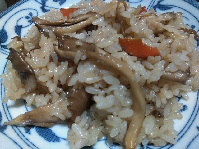 らくがきマイレシピ 簡単 節約料理 舞茸の混ぜご飯