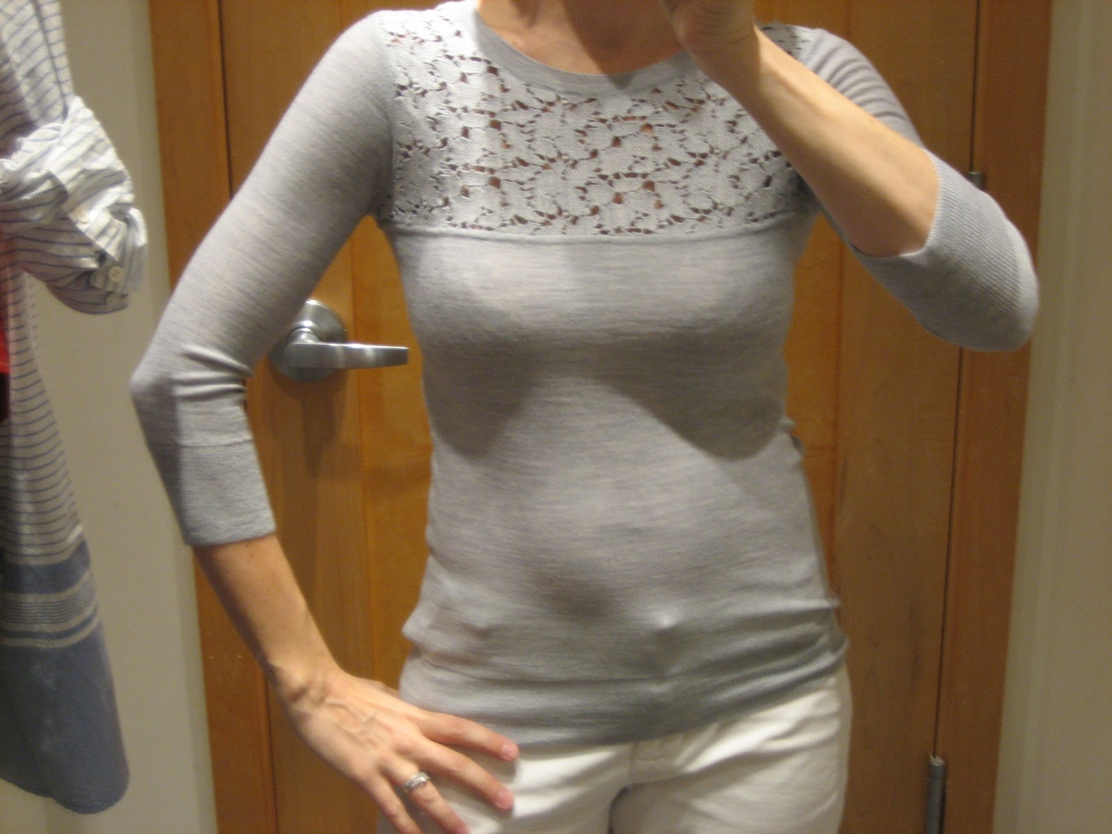 ShOperaRach J. Crew Reviews Merino Tatting Lace Sweater