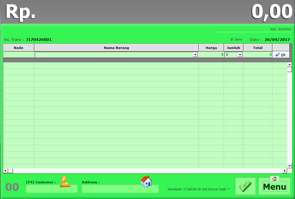 Software cetak nota bon en Software cetak nota bon en