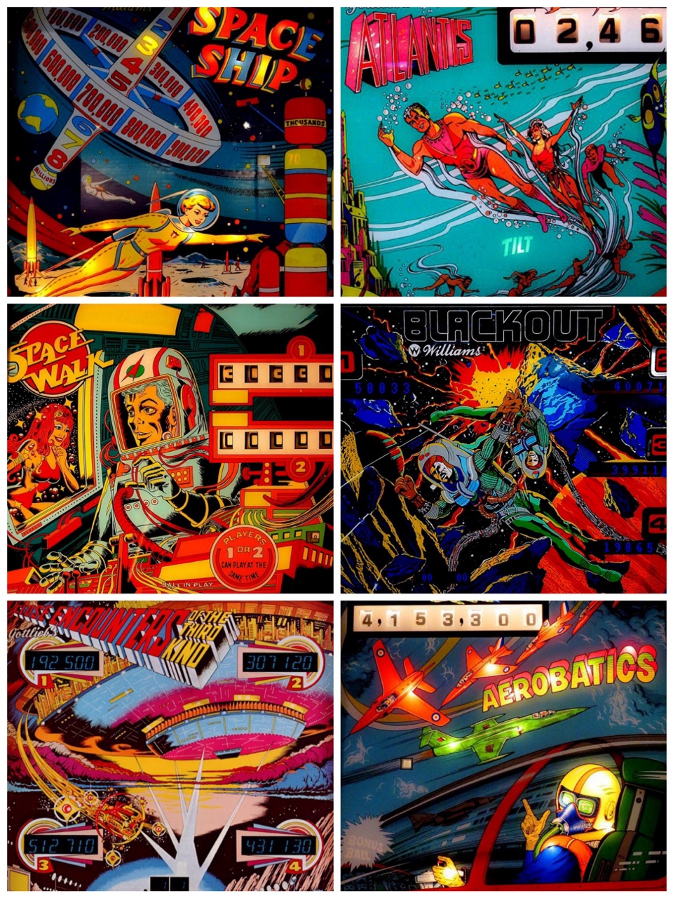 Calvin's Canadian Cave of Coolness Pinball Machines Backglass Art