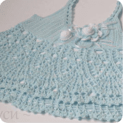 Vestido a Crochet Vestido de Bebe