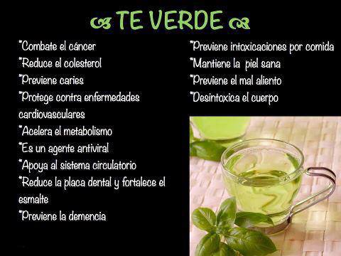 BENEFICIOS TÉ VERDE