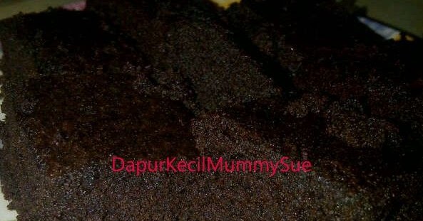 Dapur Kecil Mummy Sue: Kek Coklat Masak guna Microwave
