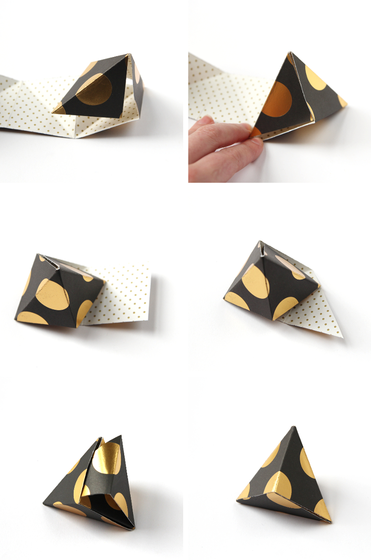 DIY TRIANGULAR ORIGAMI BOX. Gathering Beauty