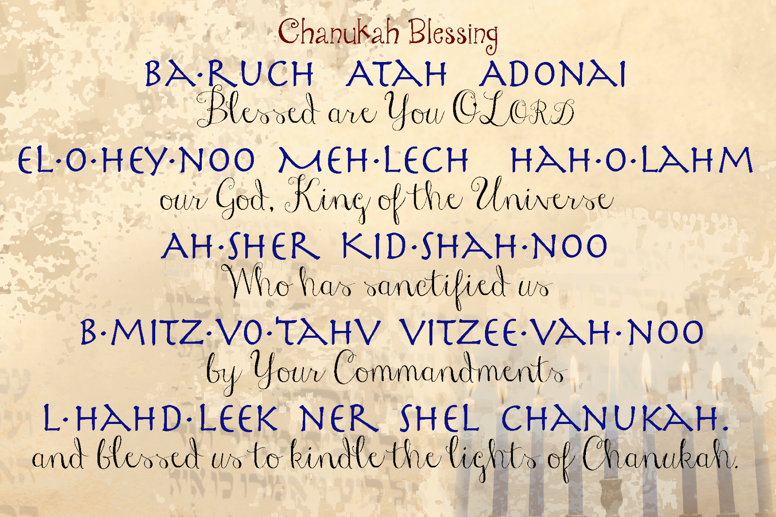 By His EVERY Word Chanukah, the Feast of Dedication, the Festival of Light