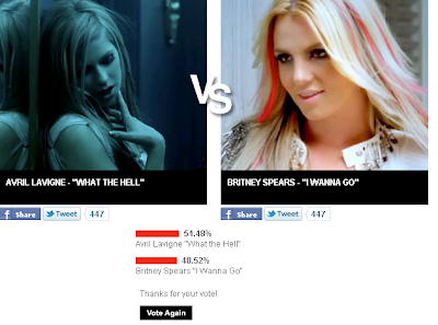 Vote Britney Vs. Avril Now!