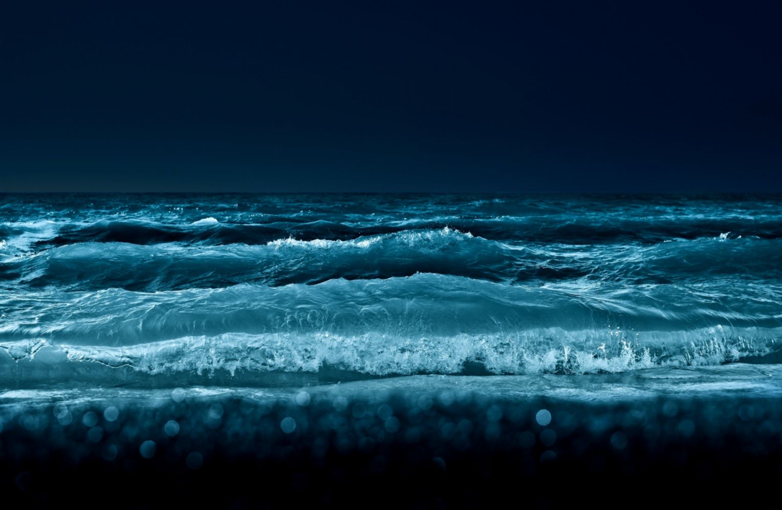 Ocean At Night Wallpaper