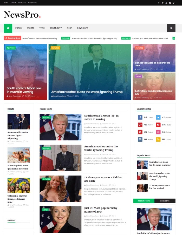 News pro Fast Loading Blogger Templates News pro Fast Loading Blogger Templates