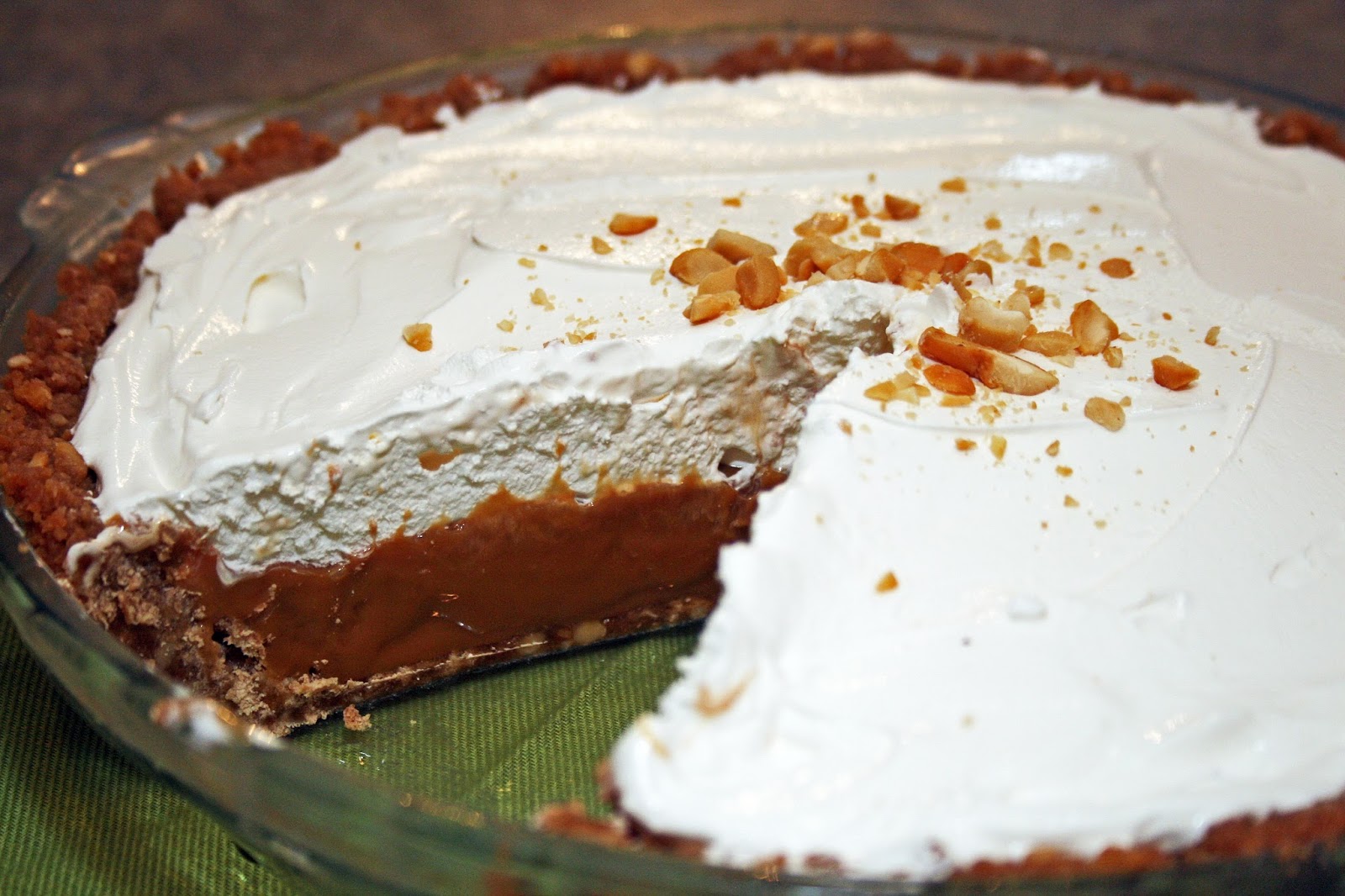 Lazy Gluten Free Caramel Pie with Udi's Caramel Cashew Cookie Crust