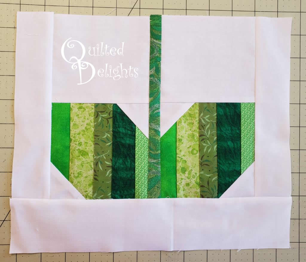 Quilted Delights: All About Strings Blog Hop - Spring Strings