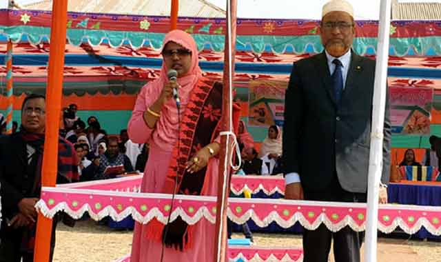 Dhunate sports competition and cultural event opens ধুনটে ক্রীড়া প্রতিযোগিতা ও সাংস্কৃতিক অনুষ্ঠানের উদ্বোধন