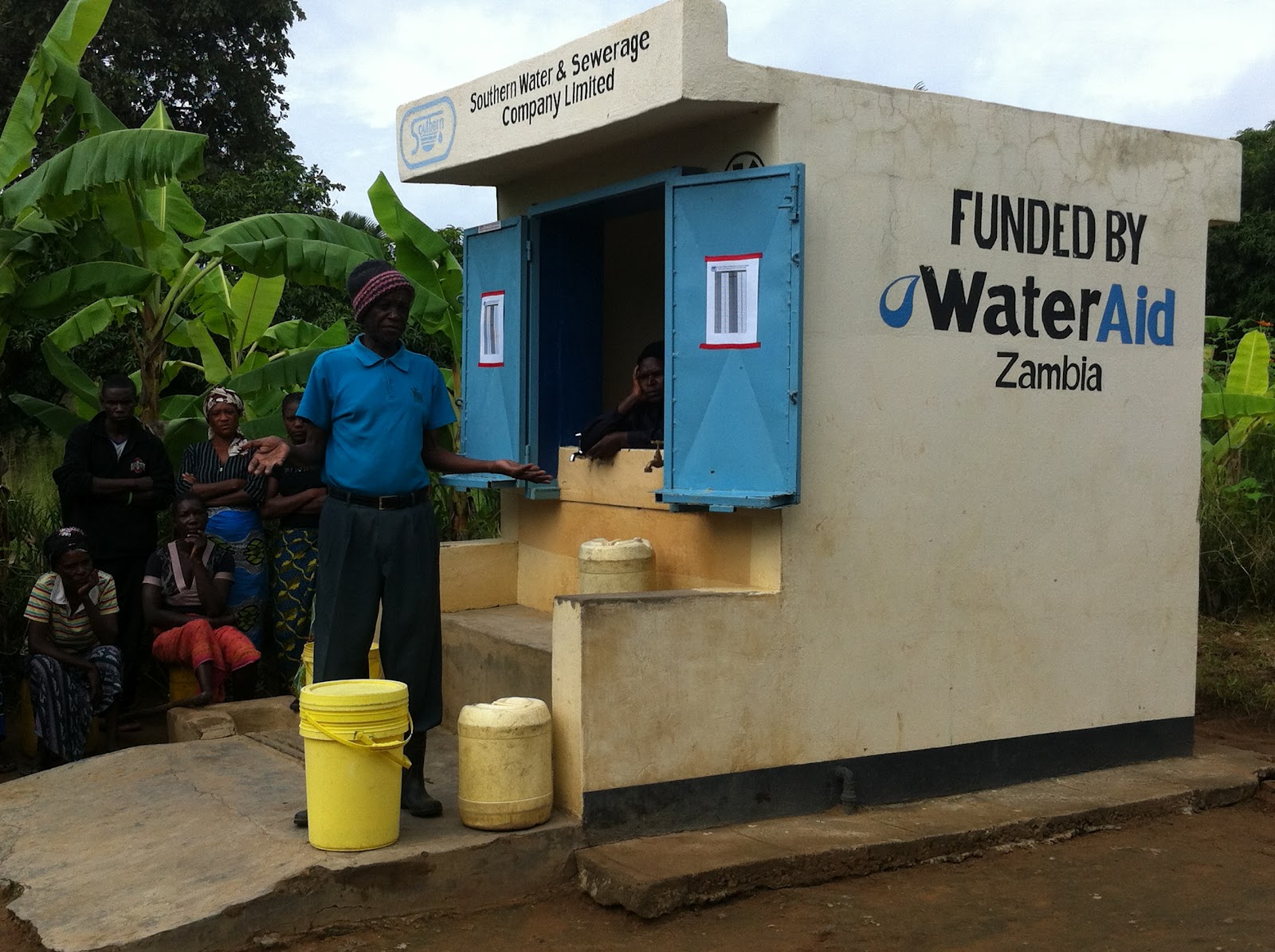 2012 WaterAid Trip Zambia Day 5 Part 1 Chisekesi Solar Powered