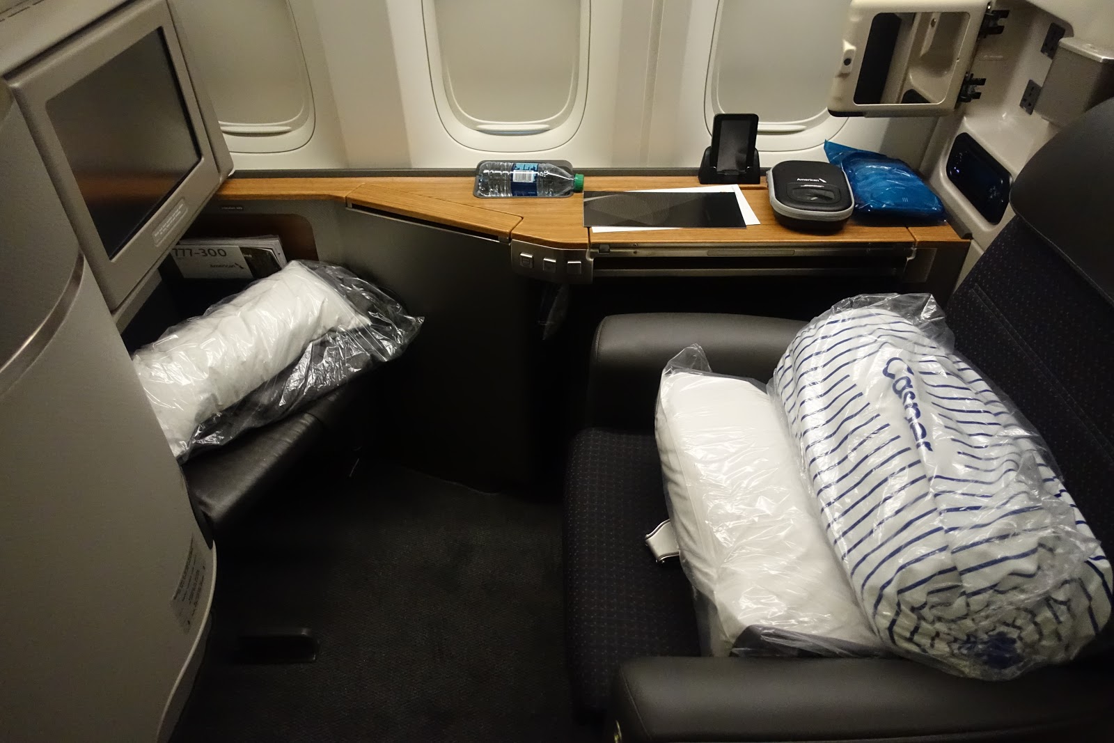 タケマシュラン アメリカン航空ファーストクラス ニューヨーク ロンドン