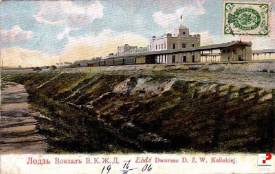 dworzec kaliski łódź 1904