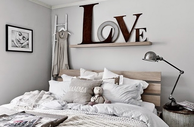 Para decorar un dormitorio 