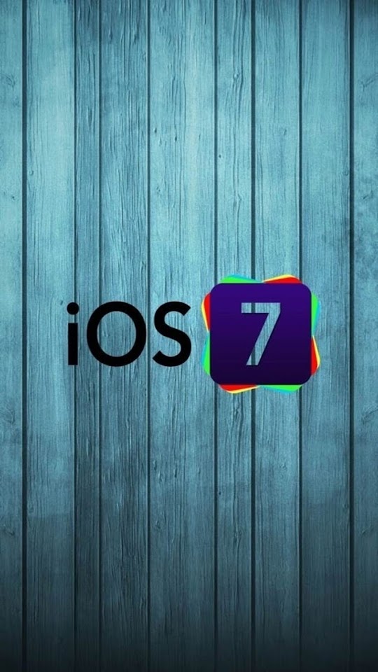   iOS 7 Logo with Wood Background   Galaxy Note HD Wallpaper